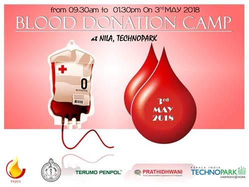 blood donation camp - technopark